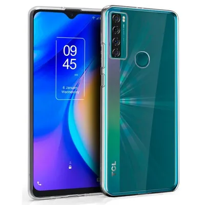 Coole transparente Silikonhülle für TCL 20 SE
