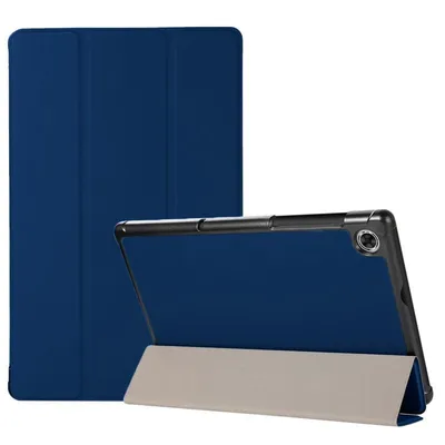 Coole blaue Schutzhülle aus glattem Kunstleder für Lenovo Tab M10 HD 2. Generation (TB-X306) 10,1 Zoll