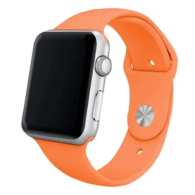 Cooles Korallen-Kautschukarmband für Apple Watch Watch 42/44 mm Serie 1/2/3/4/5/6/SE