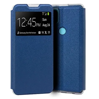 Coole schlichte blaue Flip-Cover-Hülle für Realme C21