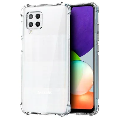 Coole transparente Anti-Shock-Hülle für Samsung Galaxy A22 4G