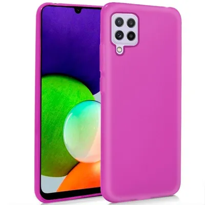 Coole rosa Silikonhülle für Samsung Galaxy A22 4G