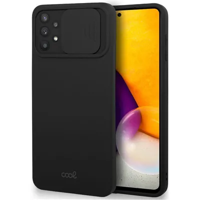 Coole schwarze Kameraschutzhülle für Samsung Galaxy A72
