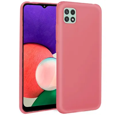 Coole rosa Silikonhülle für Samsung Galaxy A22 5G