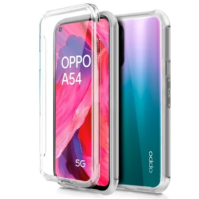 Coole transparente 3D-Silikonhülle für Oppo A54 5G / A74 5G
