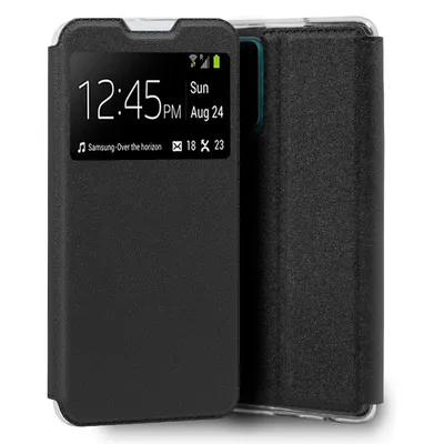 Coole schlichte schwarze Flip-Cover-Hülle für Vivo Y11s / Y20s
