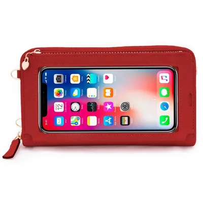 Coole Universaltasche Horizontal bis 6,7" Garnet