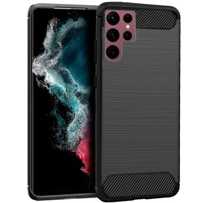 Coole schwarze Anthrazithülle für Samsung Galaxy S22 Ultra S908