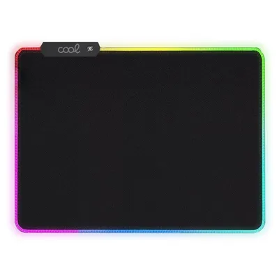 Cooles schwarzes RGB-Gaming-Mauspad