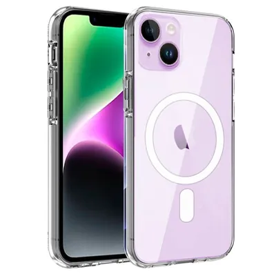 Coole transparente magnetische Hülle für iPhone 14