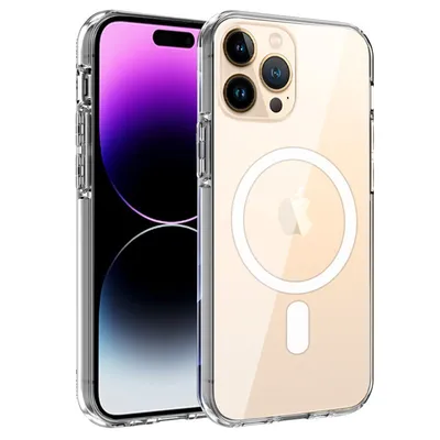 Coole transparente magnetische Hülle für das iPhone 14 Pro Max