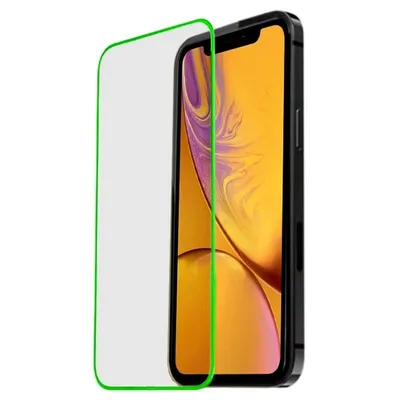 Cooler Neon-Displayschutz aus gehärtetem Glas für iPhone XR / iPhone 11