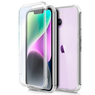 Coole transparente 3D-Silikonhülle für iPhone 14