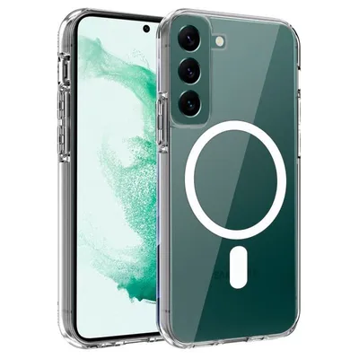 Coole transparente magnetische Hülle für Samsung S906 Galaxy S22 Plus