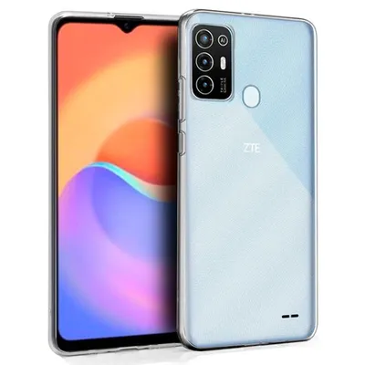 Coole transparente Silikonhülle für ZTE Blade A52