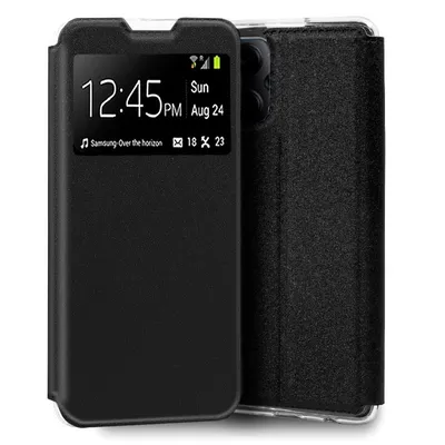 Coole schlichte schwarze Flip-Cover-Hülle für Xiaomi Poco X5 Pro 5G