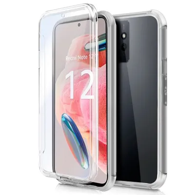 Coole 3D transparente Vorder- und Rückseite aus Silikon für Xiaomi Redmi Note 12