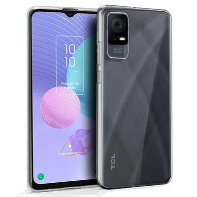 Coole transparente Silikonhülle für TCL 405/408