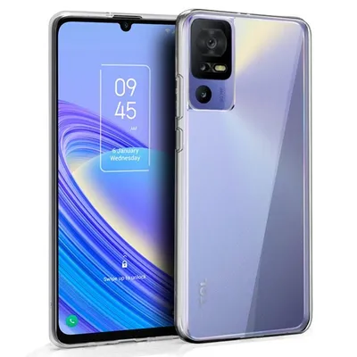 Coole transparente Silikonhülle für TCL 40 SE