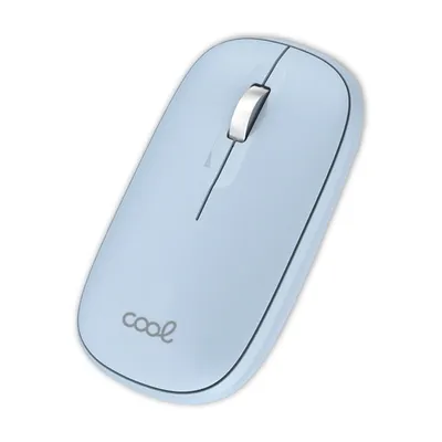 Cool Slim 2-in-1-Funkmaus (Bluetooth + USB-Adapter) Hellblau