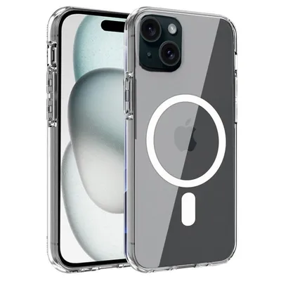 Coole transparente Magnethülle für das iPhone 15