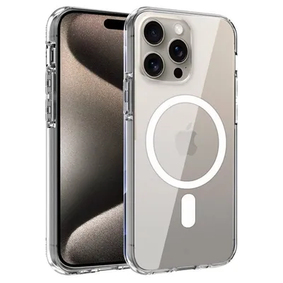 Coole transparente magnetische Hülle für das iPhone 15 Pro Max