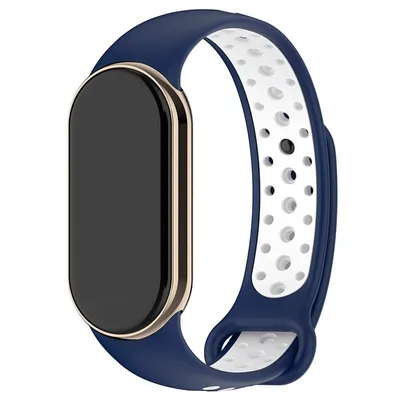 Cooles marineblau/weißes Sportarmband für Xiaomi Smart Band 8 / Band 9 / Band 10