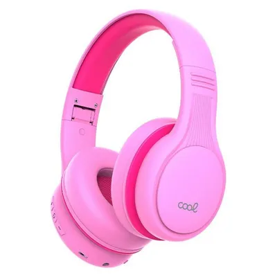 Coole Kinder-Bluetooth-Kopfhörer mit Lautstärkebegrenzer, Rosa