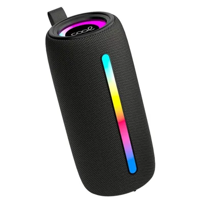 Cool Desk Tragbarer Bluetooth-Lautsprecher FM-Radio/USB/MicroSD 10 W Schwarz
