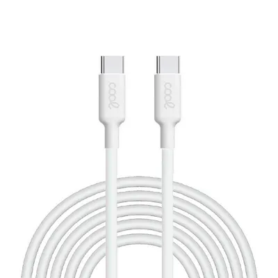 Cool Cable Kompatibel Universal UBS Typ-C zu Typ-C Weiß 3m