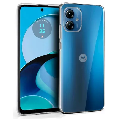 Coole transparente Silikonhülle für Motorola Moto G14