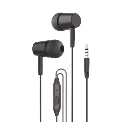 Cool Bear Stereo-Ohrhörer 3,5 mm mit Mikrofon Schwarz