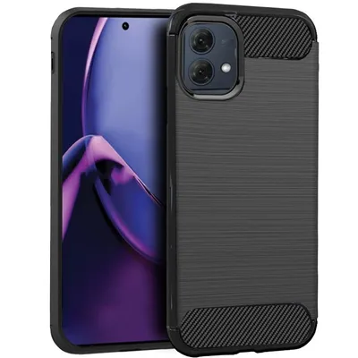 Cooles schwarzes Carbon-Gehäuse für Motorola Moto G84 5G