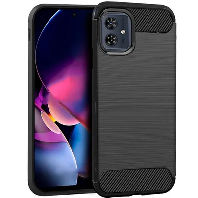Cooles schwarzes Carbon-Gehäuse für Motorola Moto G54 5G