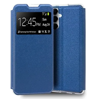 Coole schlichte blaue Flip-Cover-Hülle für Samsung Galaxy A05s