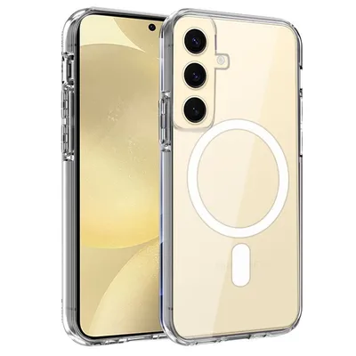 Coole transparente magnetische Hülle für Samsung Galaxy S24 Plus