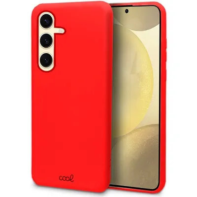 Coole rote flexible Silikonhülle für Samsung Galaxy S24 Plus / S25 Plus