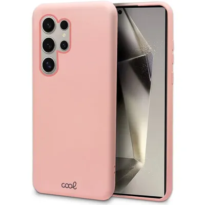 Coole rosa flexible Silikonhülle für Samsung Galaxy S24 Ultra