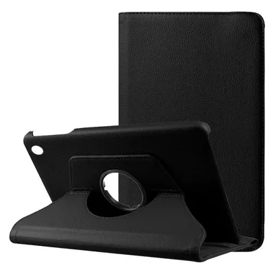 Coole schwarze glatte Kunstlederhülle für das Samsung Galaxy Tab A9 Plus X210 / Tab A11 Plus