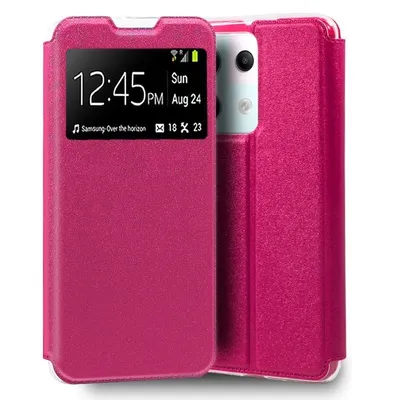 Coole rosafarbene schlichte Book-Flip-Hülle für Xiaomi Redmi Note 13 Pro 5G/POCO X6 5G