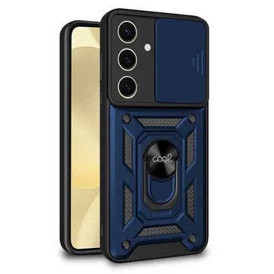 Coole blaue Hartringhülle für Samsung S926 Galaxy S24 Plus / S25 Plus