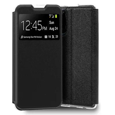 COOL Einfaches schwarzes Flip Cover Case für TCL 505