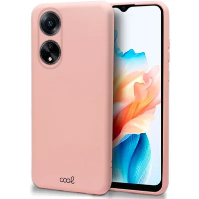 Coole rosa Silikonhülle für Oppo A18 / A38