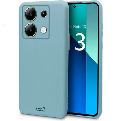 Coole hellblaue Silikonhülle für Xiaomi Redmi Note 13