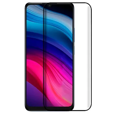 Cooler Full 3D Displayschutz aus gehärtetem Glas in Schwarz für TCL 505