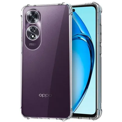 Coole transparente stoßfeste Hülle für Oppo A60