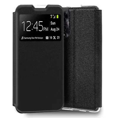 Coole glatte schwarze Flip-Cover-Hülle für Oppo A60