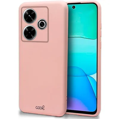 Coole rosa Silikonhülle für Xiaomi Redmi 13 / Poco M6