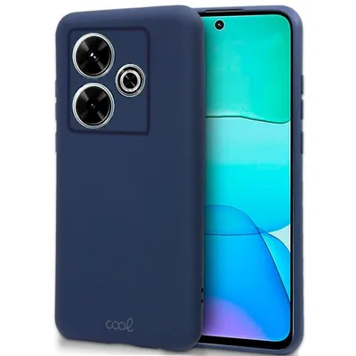 Coole Silikonhülle in Marineblau für Xiaomi Redmi 13 / Poco M6
