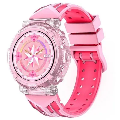 Cool Clever Bluetooth 45mm TFT Rosa IP67 SpO2 Pulsmesser Schlafüberwachung 4-5 Tage Akku